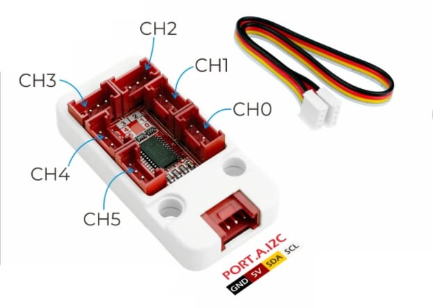 M5Stack I2C Hub 1 to 6 Expansion Unit
